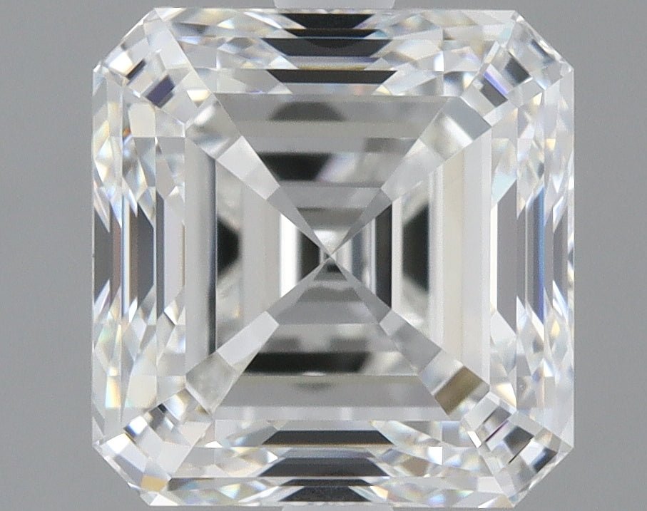 2.5 Carat Asscher - Natural Diamond - 2.5 - G - VS1 - VG - EX - EX - Diamonds By Rothschild
