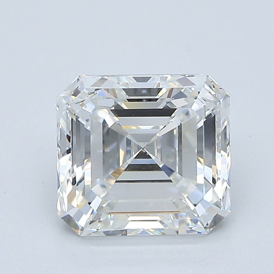 2.5 Carat Asscher - Natural Diamond - 2.5 - G - VS2 - EX - EX - Diamonds By Rothschild
