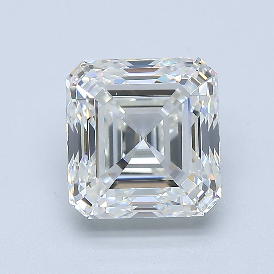 2.5 Carat Asscher - Natural Diamond - 2.5 - H - VS1 - EX - VG - Diamonds By Rothschild