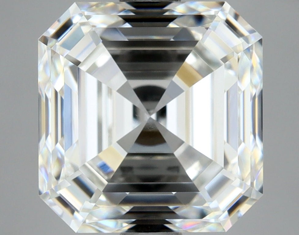 2.5 Carat Asscher - Natural Diamond - 2.5 - H - VS1 - VG - EX - EX - Diamonds By Rothschild