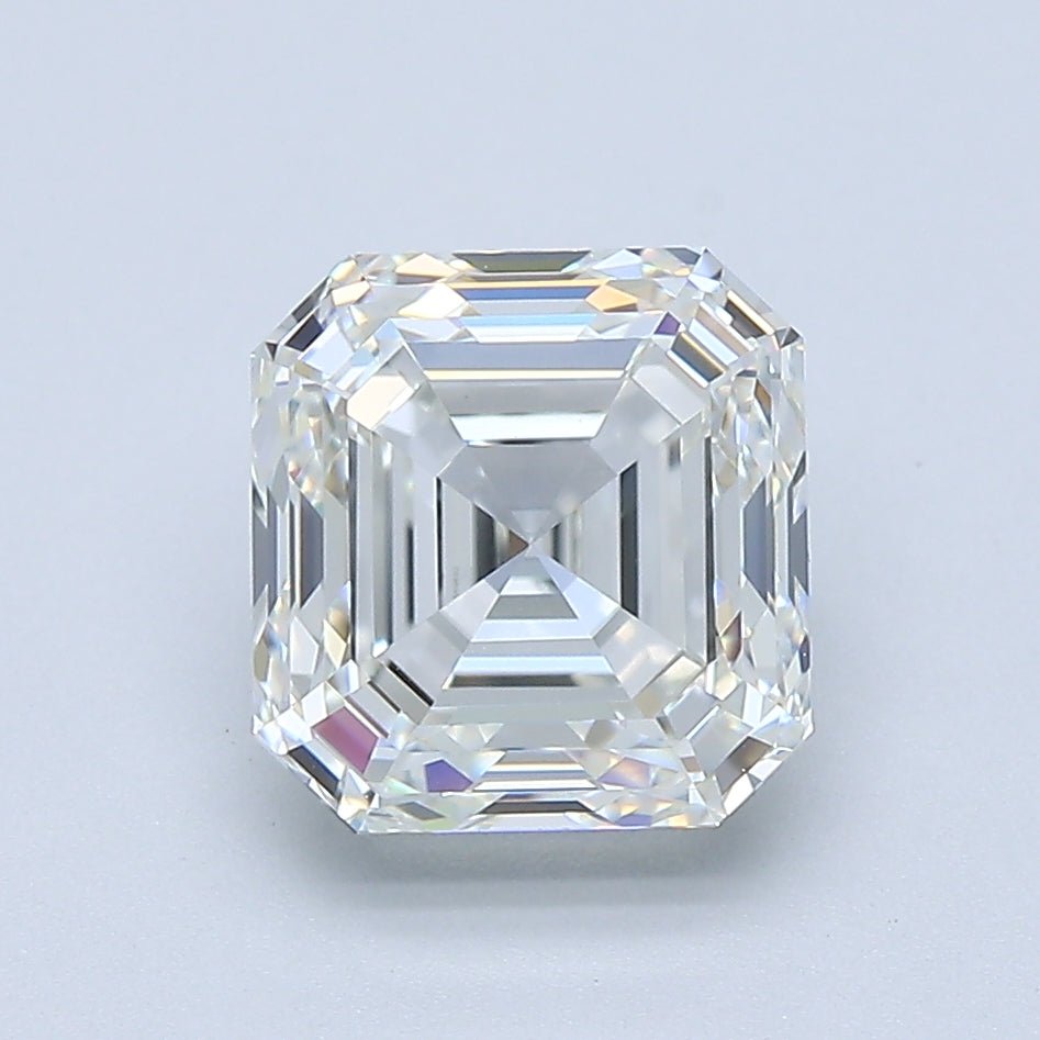 2.5 Carat Asscher - Natural Diamond - 2.5 - I - VVS2 - EX - EX - Diamonds By Rothschild