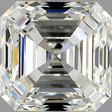 2.5 Carat Asscher - Natural Diamond - 2.5 - J - VS2 - EX - EX - Diamonds By Rothschild