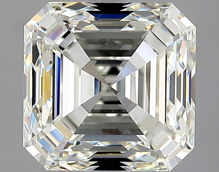 2.5 Carat Asscher - Natural Diamond - 2.5 - J - VS2 - EX - EX - Diamonds By Rothschild