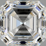 2.5 Carat Asscher - Natural Diamond - 2.51 - F - VS1 - EX - EX - Diamonds By Rothschild