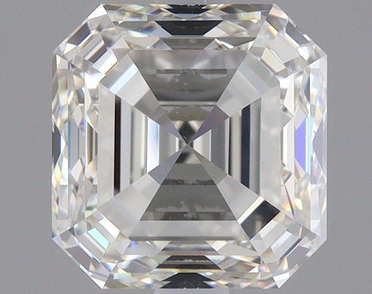 2.5 Carat Asscher - Natural Diamond - 2.51 - I - VS1 - VG - EX - VG - Diamonds By Rothschild