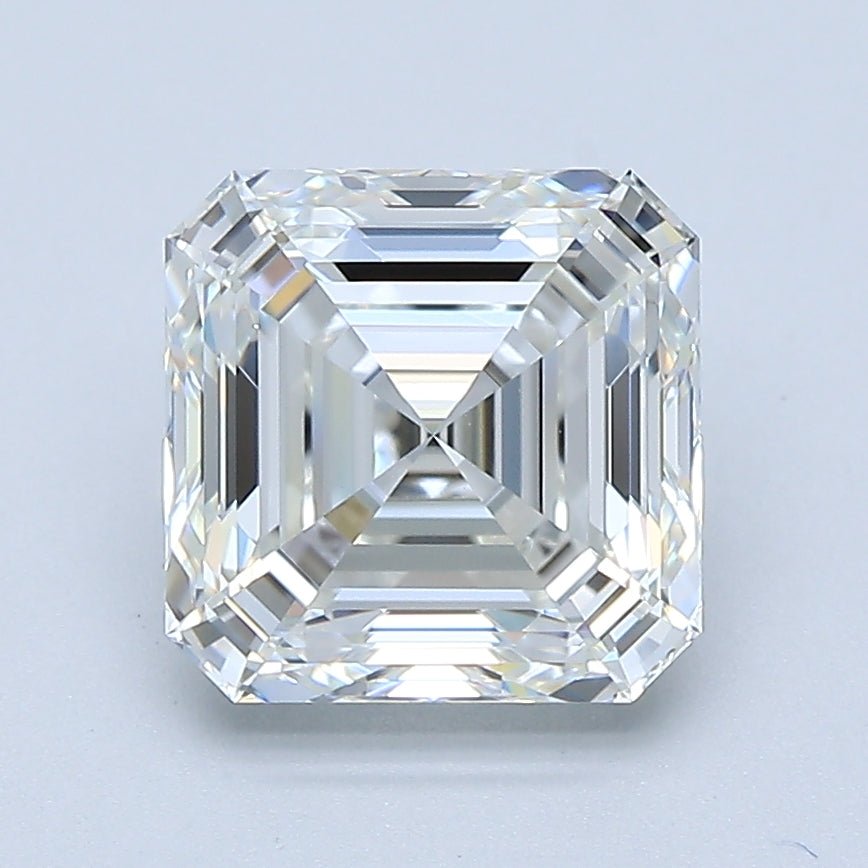 2.5 Carat Asscher - Natural Diamond - 2.52 - G - VVS1 - EX - EX - Diamonds By Rothschild