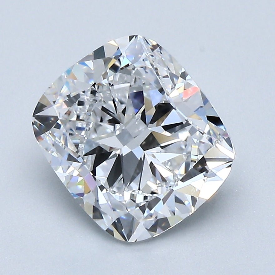 2.5 Carat Cushion Cut Natural Diamond - D SI1 - 2.61ct - VG Cut Grade - Diamonds By Rothschild
