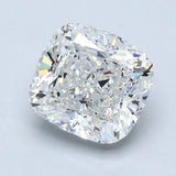 2.5 Carat Cushion Cut Natural Diamond - G VVS2 - 2.51ct - VG Cut Grade - Diamonds By Rothschild