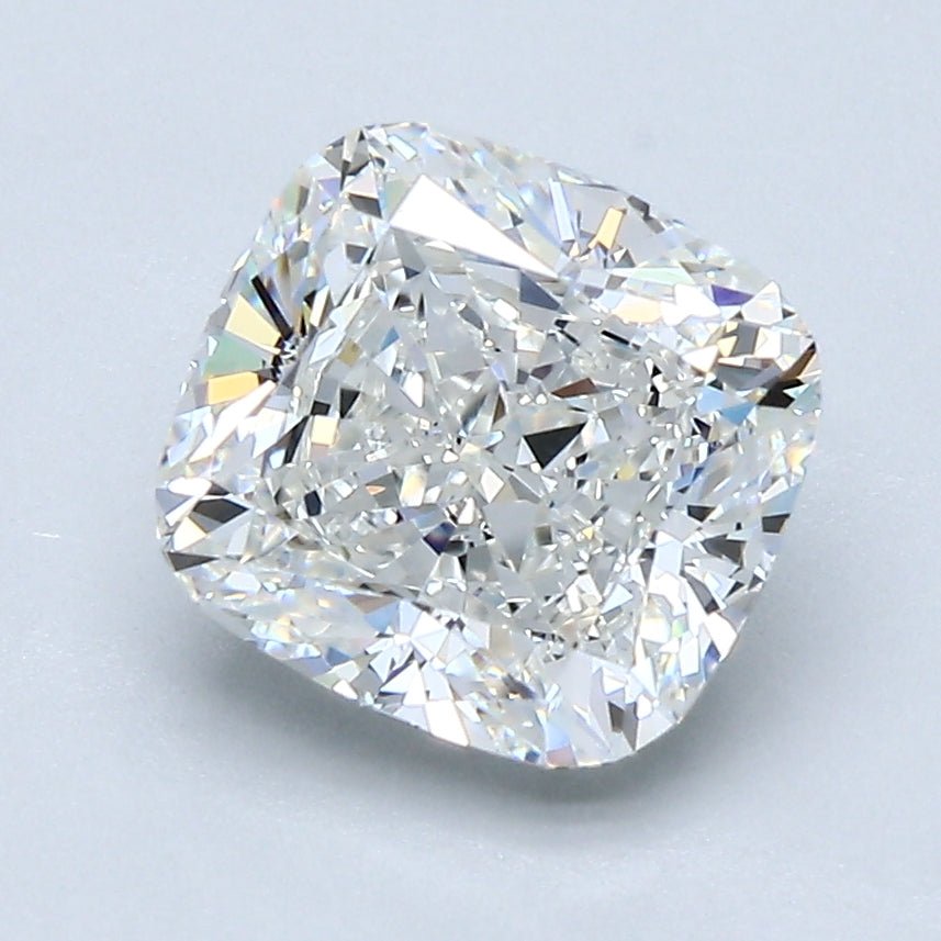 2.5 Carat Cushion Cut Natural Diamond - G VVS2 - 2.51ct - VG Cut Grade - Diamonds By Rothschild