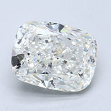 2.5 Carat Cushion Cut Natural Diamond - I SI1 - 2.51ct - VG Cut Grade - Diamonds By Rothschild