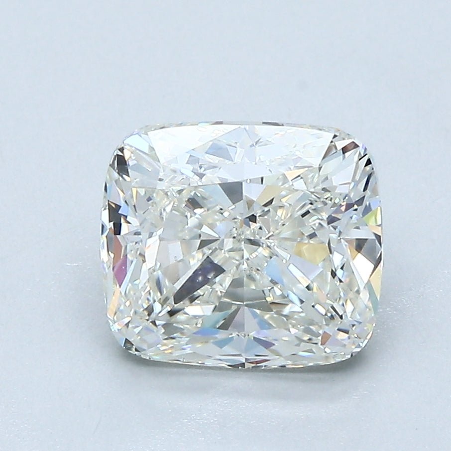 2.5 Carat Cushion - Natural Diamond - 2.5 - J - VS2 - VG - EX - EX - Diamonds By Rothschild