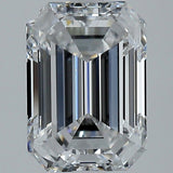 2.5 Carat Emerald - Natural Diamond - 2.4 - D - VS1 - VG - EX - VG - Diamonds By Rothschild