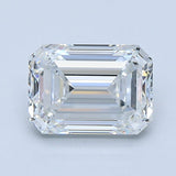 2.5 Carat Emerald - Natural Diamond - 2.41 - E - VVS2 - EX - EX - Diamonds By Rothschild