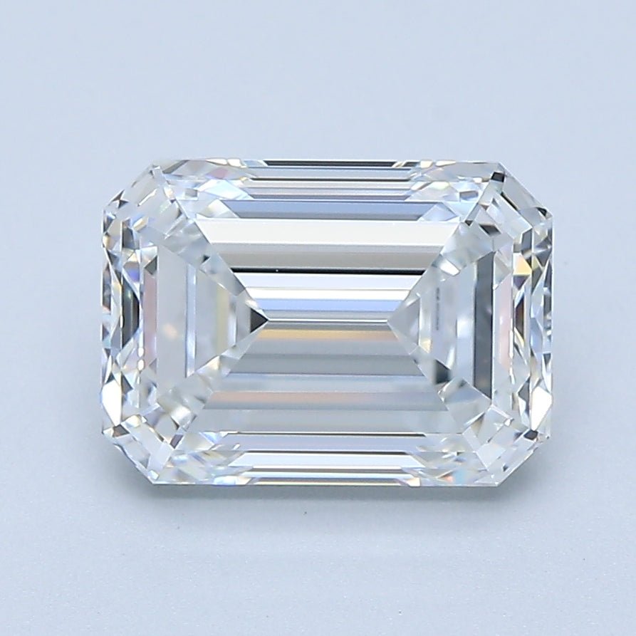 2.5 Carat Emerald - Natural Diamond - 2.41 - E - VVS2 - EX - EX - Diamonds By Rothschild