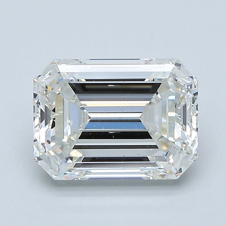 2.5 Carat Emerald - Natural Diamond - 2.44 - G - VS2 - EX - EX - Diamonds By Rothschild