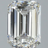 2.5 Carat Emerald - Natural Diamond - 2.48 - H - VS2 - VG - EX - VG - Diamonds By Rothschild