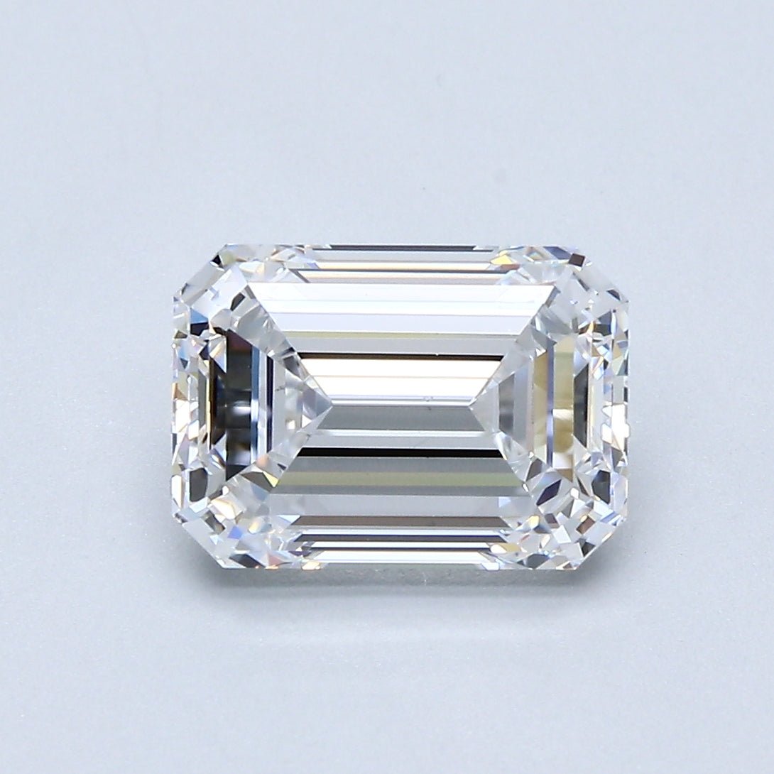 2.5 Carat Emerald - Natural Diamond - 2.5 - D - VS1 - VG - EX - EX - Diamonds By Rothschild