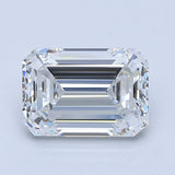 2.5 Carat Emerald - Natural Diamond - 2.5 - D - VVS2 - VG - VG - Diamonds By Rothschild