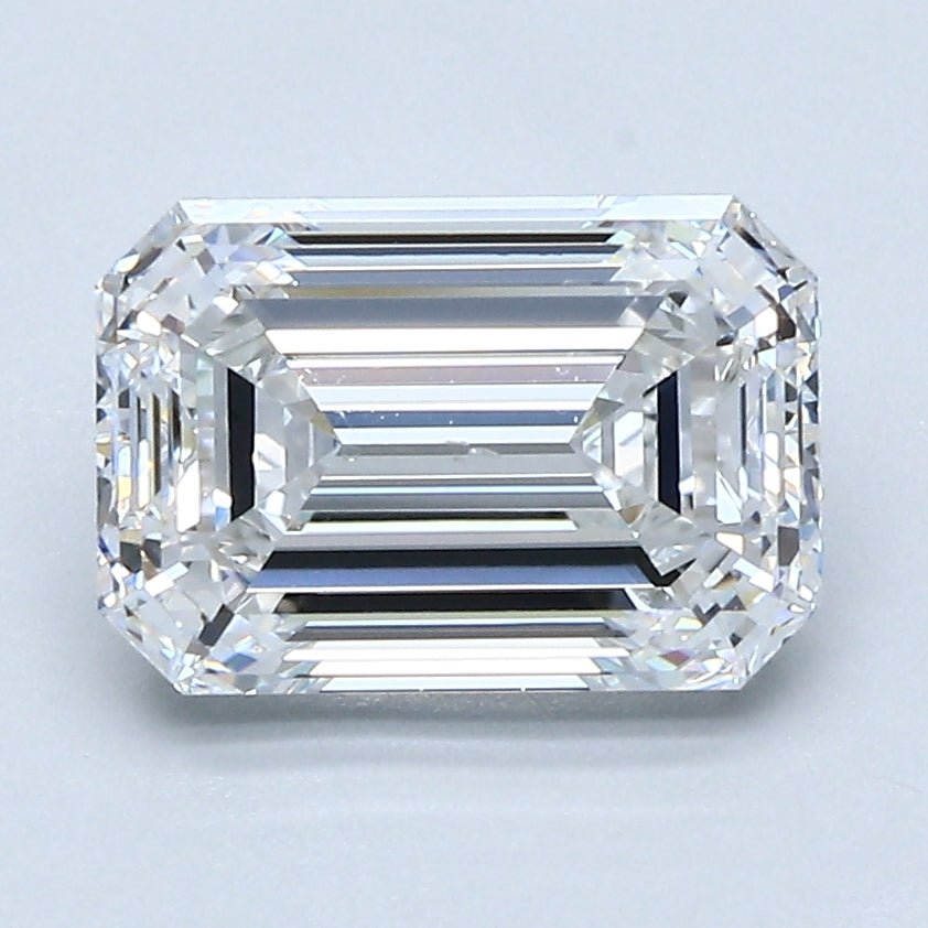 2.5 Carat Emerald - Natural Diamond - 2.5 - E - SI1 - EX - EX - EX - Diamonds By Rothschild