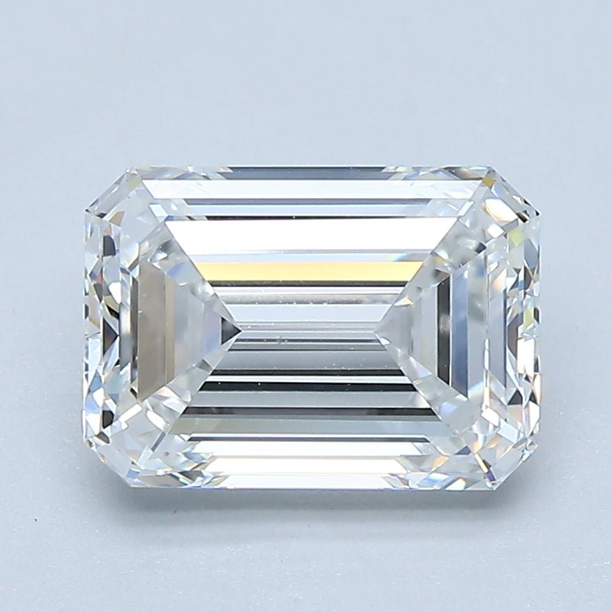 2.5 Carat Emerald - Natural Diamond - 2.5 - E - VS2 - VG - EX - VG - Diamonds By Rothschild