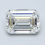 2.5 Carat Emerald - Natural Diamond - 2.5 - F - VS2 - VG - EX - EX - Diamonds By Rothschild