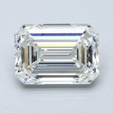 2.5 Carat Emerald - Natural Diamond - 2.5 - F - VS2 - VG - EX - EX - Diamonds By Rothschild