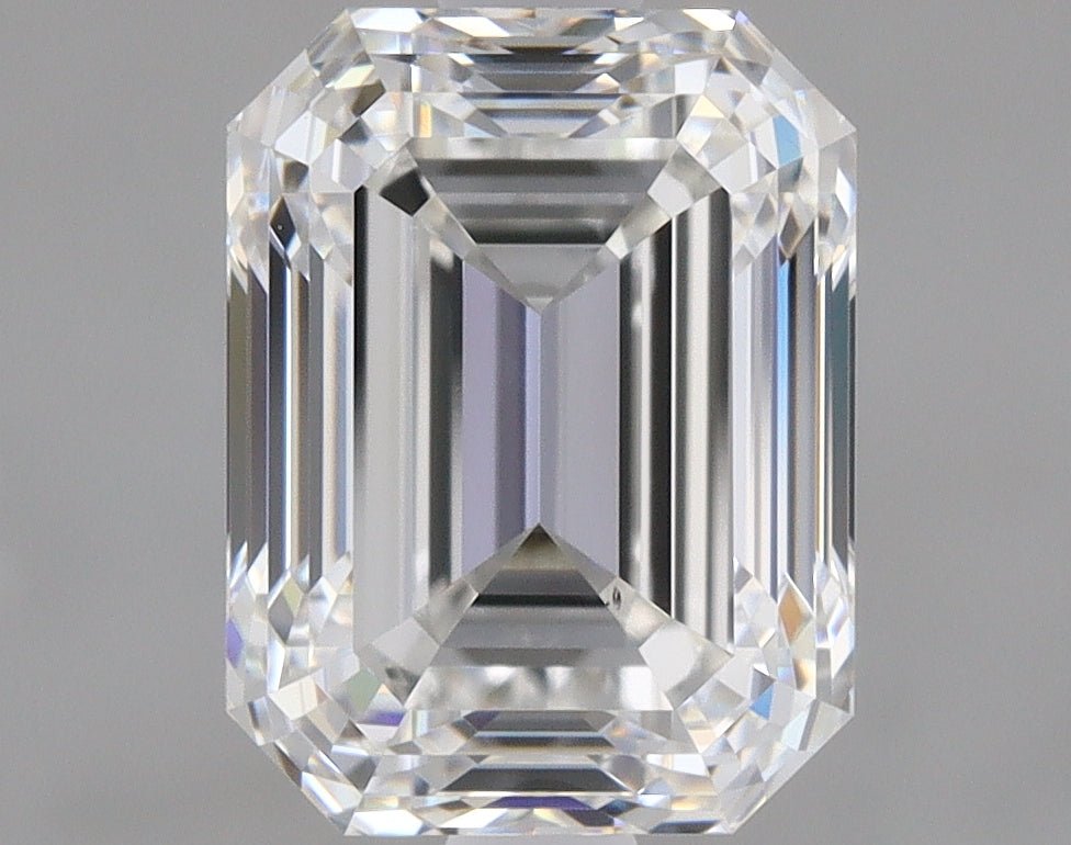 2.5 Carat Emerald - Natural Diamond - 2.5 - F - VS2 - VG - VG - Diamonds By Rothschild
