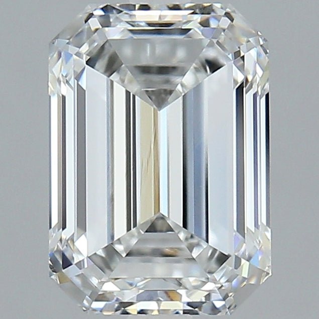 2.5 Carat Emerald - Natural Diamond - 2.5 - F - VVS1 - EX - EX - EX - Diamonds By Rothschild