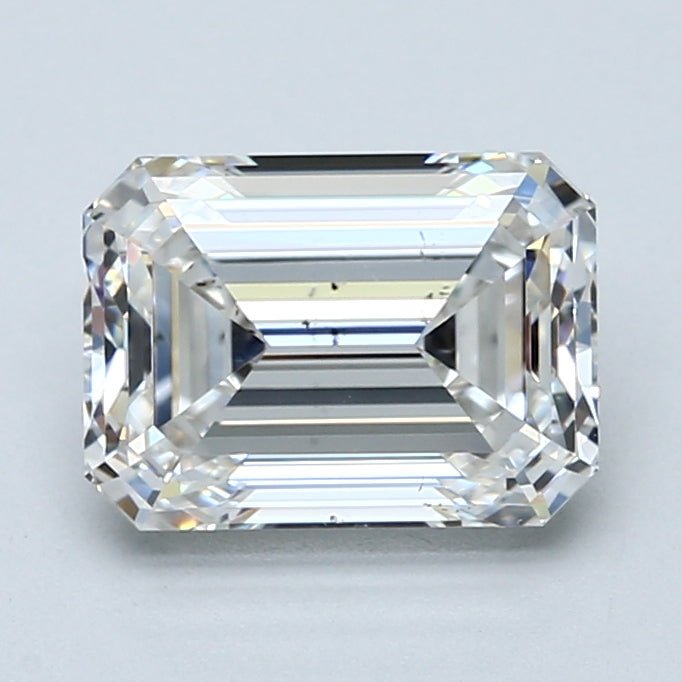 2.5 Carat Emerald - Natural Diamond - 2.5 - G - SI1 - VG - EX - EX - Diamonds By Rothschild