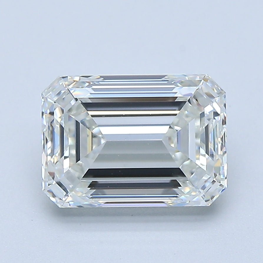 2.5 Carat Emerald - Natural Diamond - 2.5 - G - VS1 - EX - EX - Diamonds By Rothschild