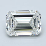 2.5 Carat Emerald - Natural Diamond - 2.5 - G - VS2 - VG - EX - EX - Diamonds By Rothschild