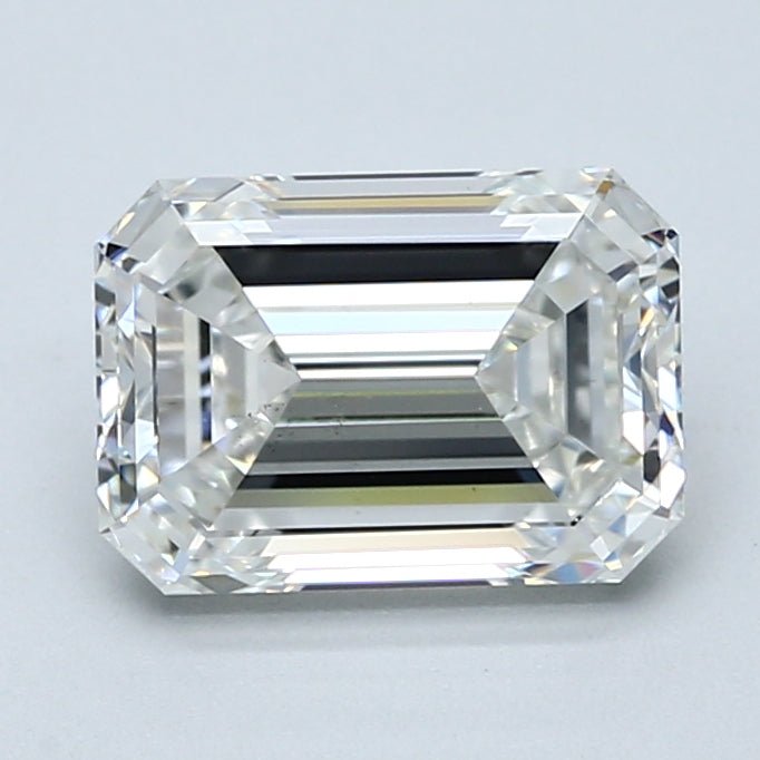 2.5 Carat Emerald - Natural Diamond - 2.5 - G - VS2 - VG - EX - EX - Diamonds By Rothschild