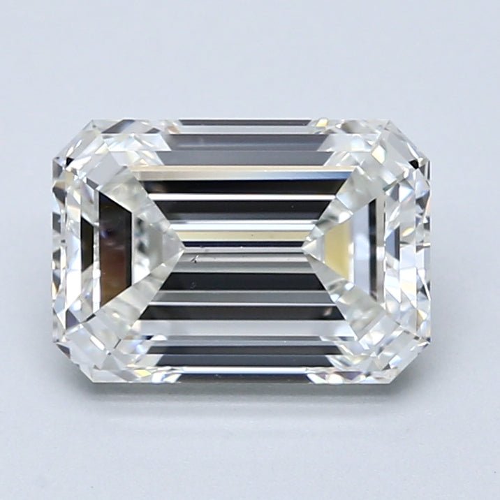 2.5 Carat Emerald - Natural Diamond - 2.5 - G - VS2 - VG - EX - EX - Diamonds By Rothschild