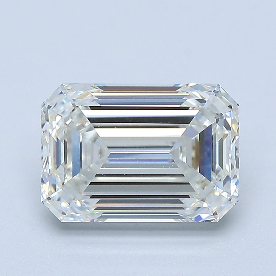 2.5 Carat Emerald - Natural Diamond - 2.5 - H - VS1 - EX - EX - Diamonds By Rothschild