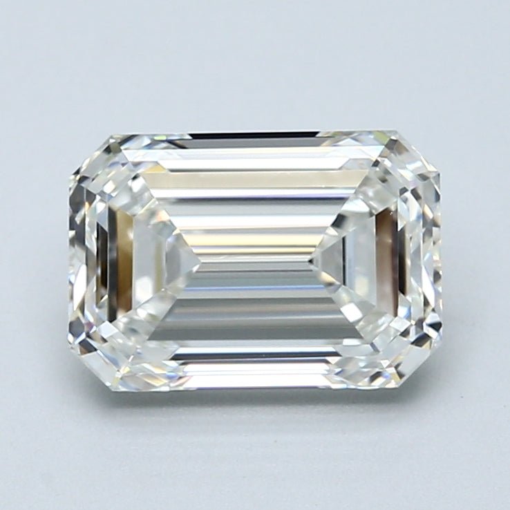 2.5 Carat Emerald - Natural Diamond - 2.5 - H - VVS2 - VG - EX - EX - Diamonds By Rothschild