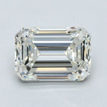 2.5 Carat EMERALD - Natural Diamond - 2.5 - I - VS1 - VG - EX - EX - Diamonds By Rothschild