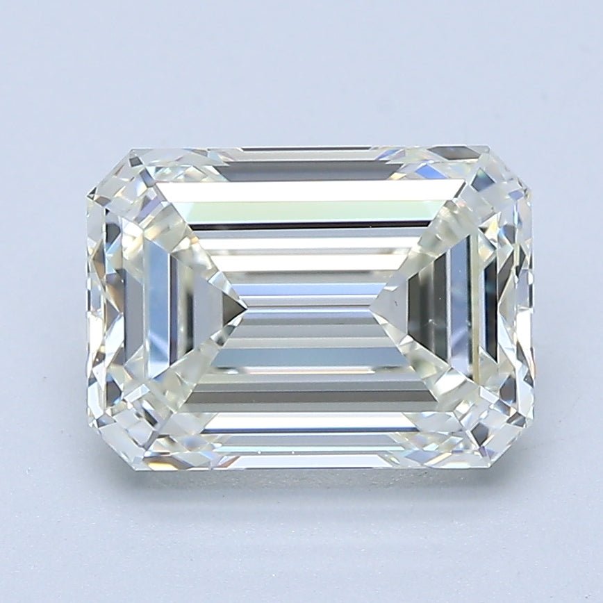 2.5 Carat Emerald - Natural Diamond - 2.5 - J - VS2 - EX - EX - Diamonds By Rothschild