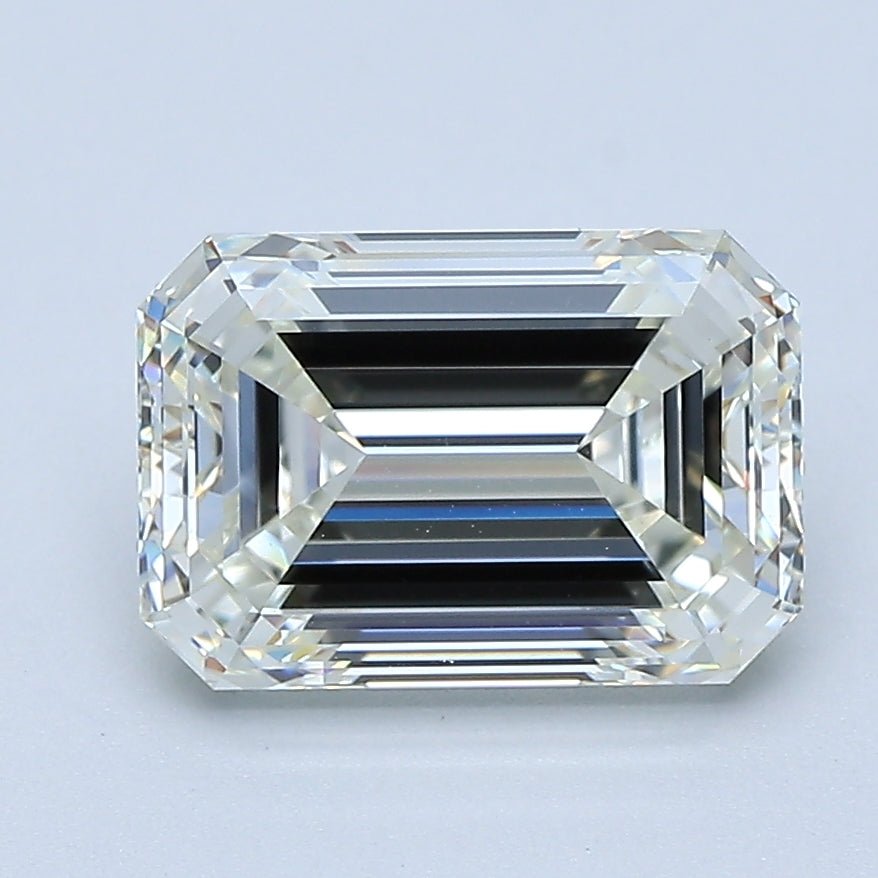 2.5 Carat Emerald - Natural Diamond - 2.5 - J - VS2 - EX - EX - Diamonds By Rothschild