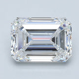 2.5 Carat Emerald - Natural Diamond - 2.51 - D - VS2 - VG - EX - EX - Diamonds By Rothschild