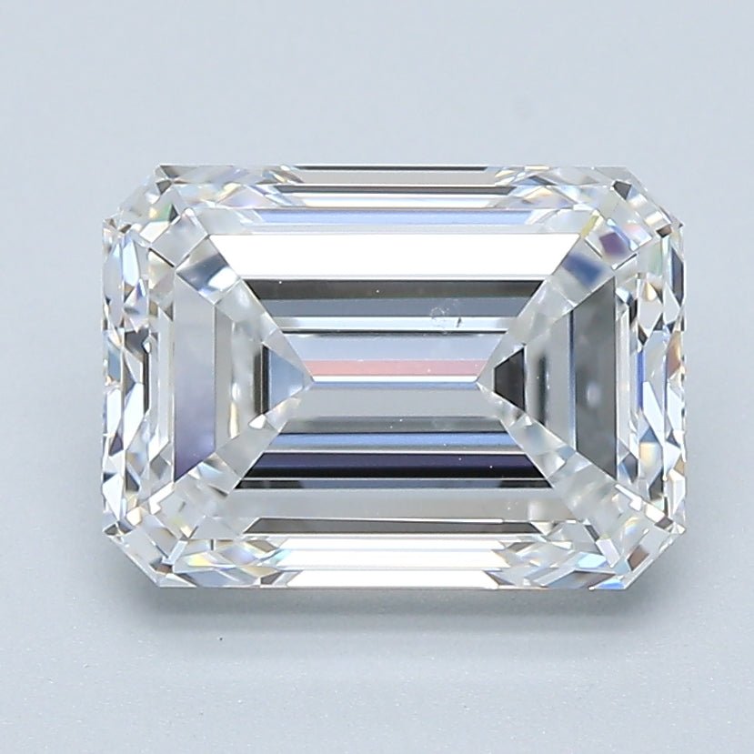 2.5 Carat Emerald - Natural Diamond - 2.51 - D - VS2 - VG - EX - EX - Diamonds By Rothschild