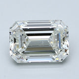 2.5 Carat Emerald - Natural Diamond - 2.51 - J - SI1 - VG - EX - EX - Diamonds By Rothschild