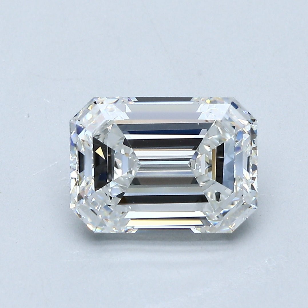 2.5 Carat Emerald - Natural Diamond - 2.52 - E - VVS2 - EX - EX - VG - Diamonds By Rothschild