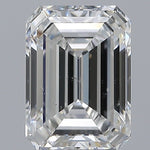 2.5 Carat Emerald - Natural Diamond - 2.52 - F - SI1 - VG - EX - EX - Diamonds By Rothschild