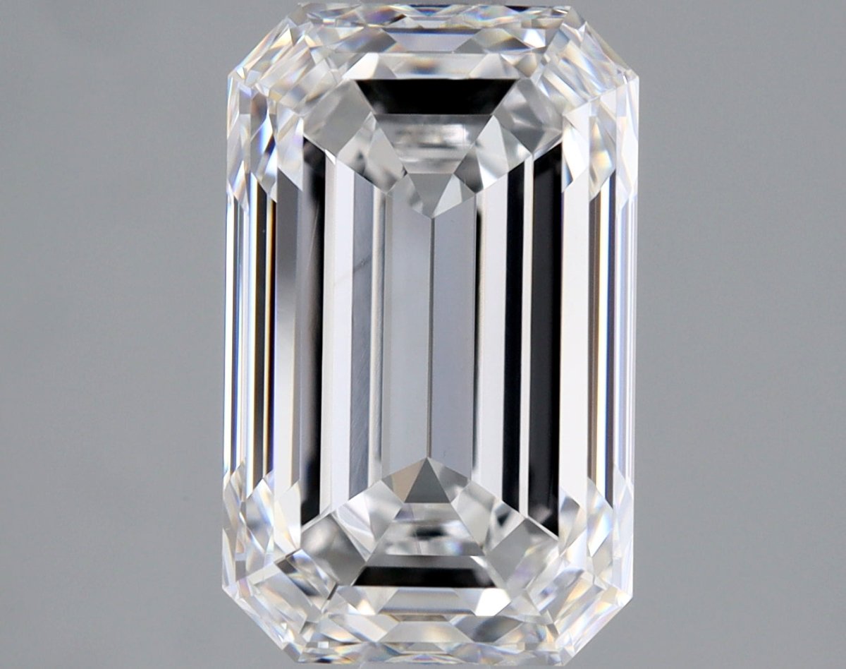 2.5 Carat Emerald - Natural Diamond - 2.6 - D - VVS1 - VG - EX - EX - Diamonds By Rothschild