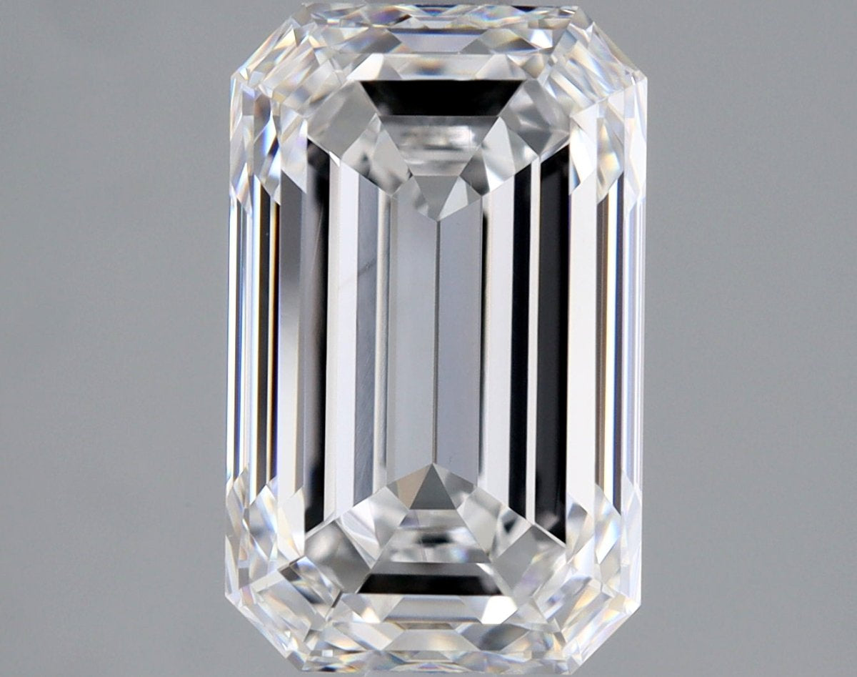 2.5 Carat Emerald - Natural Diamond - 2.6 - D - VVS1 - VG - EX - EX - Diamonds By Rothschild