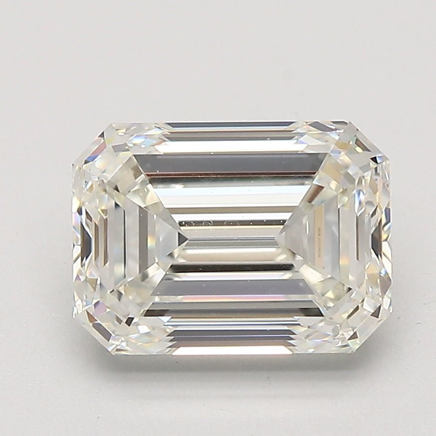 2.5 Carat Emerald - Natural Diamond - 2.65 - J - VVS1 - EX - EX - Diamonds By Rothschild
