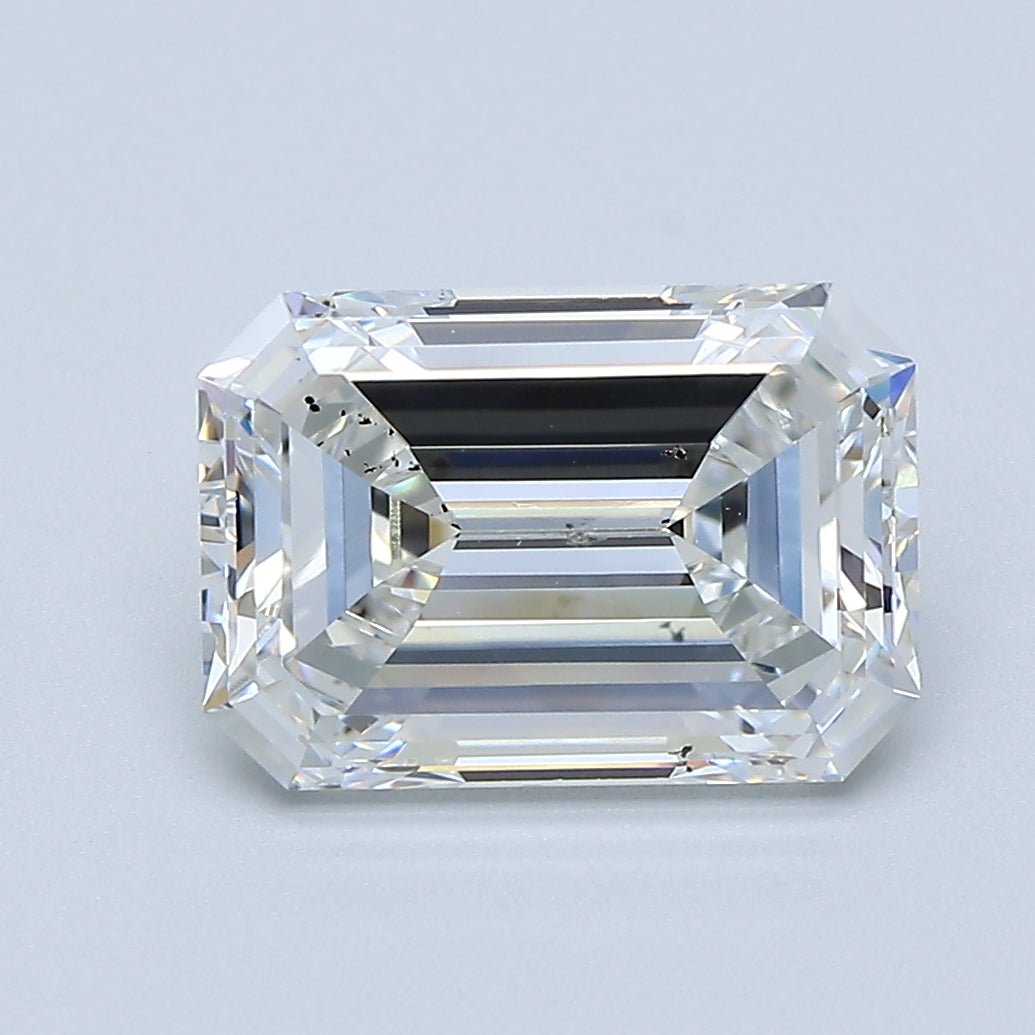 2.5 Carat Emerald - Natural Diamond - 2.66 - G - SI1 - VG - G - VG - Diamonds By Rothschild