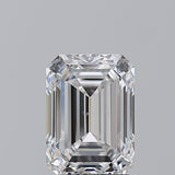 2.5 Carat Emerald - Natural Diamond - 2.7 - D - SI1 - VG - EX - EX - Diamonds By Rothschild