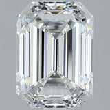 2.5 Carat Emerald - Natural Diamond - 2.7 - E - VVS1 - VG - EX - EX - Diamonds By Rothschild