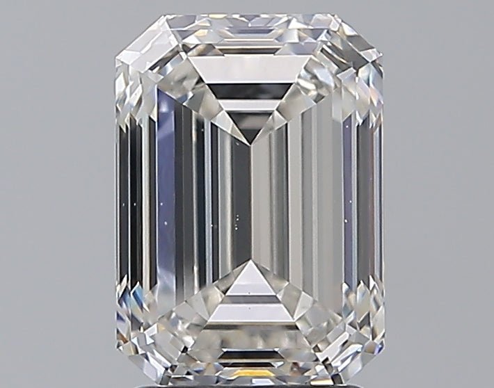 2.5 Carat Emerald - Natural Diamond - 2.7 - F - VS2 - VG - EX - EX - Diamonds By Rothschild